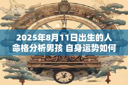 2025年8月11日出生的人命格分析男孩 自身运势如何