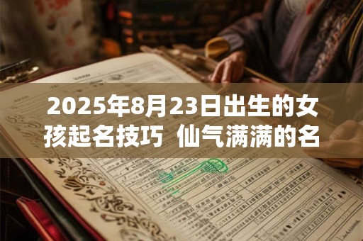 2025年8月23日出生的女孩起名技巧  仙气满满的名字赏析