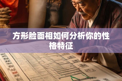 方形脸面相如何分析你的性格特征