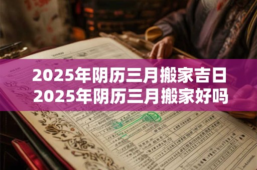2025年阴历三月搬家吉日 2025年阴历三月搬家好吗