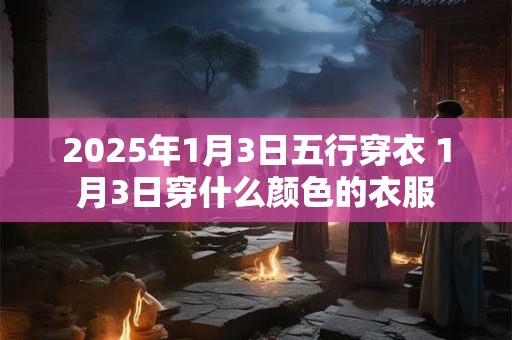 2025年1月3日五行穿衣 1月3日穿什么颜色的衣服