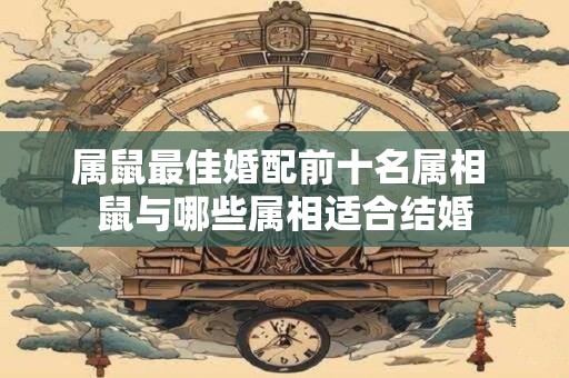 属鼠最佳婚配前十名属相 鼠与哪些属相适合结婚