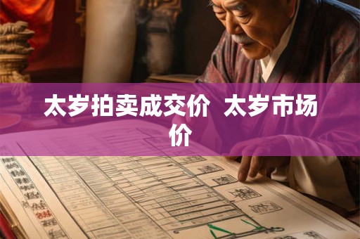 详细阅读:太岁拍卖成交价 太岁市场价 太岁拍卖成交价 太岁市场价