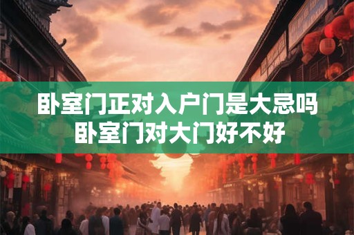 卧室门正对入户门是大忌吗 卧室门对大门好不好
