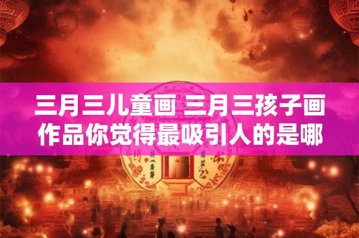 三月三儿童画 三月三孩子画作品你觉得最吸引人的是哪一幅