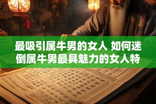 最吸引属牛男的女人 如何迷倒属牛男最具魅力的女人特征是什么