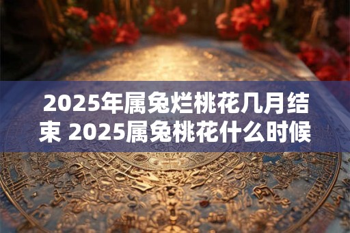 2025年属兔烂桃花几月结束 2025属兔桃花什么时候结束