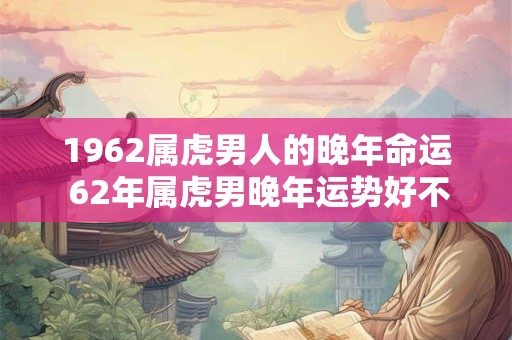 1962属虎男人的晚年命运 62年属虎男晚年运势好不好