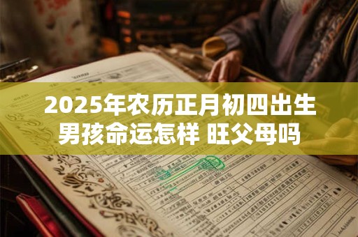 2025年农历正月初四出生男孩命运怎样 旺父母吗