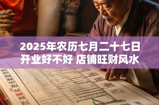 2025年农历七月二十七日开业好不好 店铺旺财风水