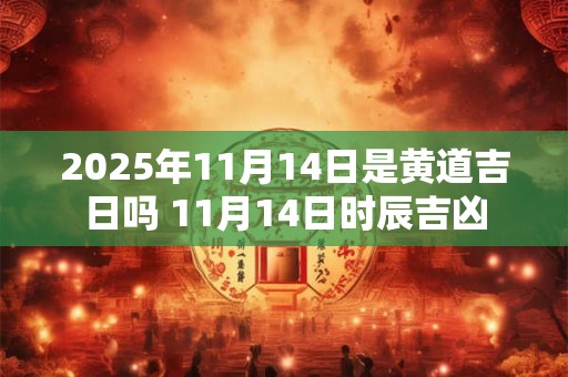 2026年11月14日是黄道吉日吗 11月14日时辰吉凶 2026年11月14日是黄道吉日吗 11月14日时辰吉凶