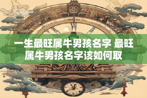 一生最旺属牛男孩名字 最旺属牛男孩名字该如何取