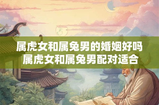 属虎女和属兔男的婚姻好吗 属虎女和属兔男配对适合吗
