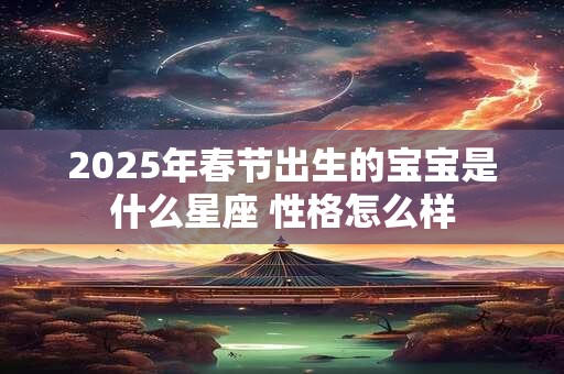 2025年春节出生的宝宝是什么星座 性格怎么样