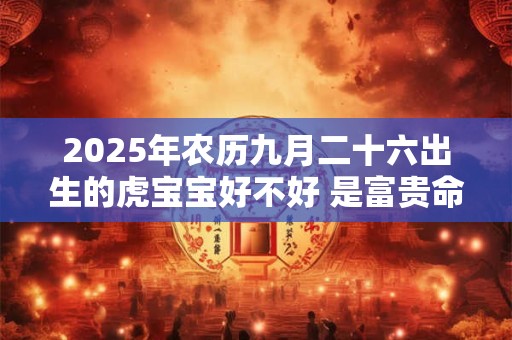 2025年农历九月二十六出生的虎宝宝好不好 是富贵命吗 2025年农历九月二十六出生的虎宝宝好不好 是富贵命吗