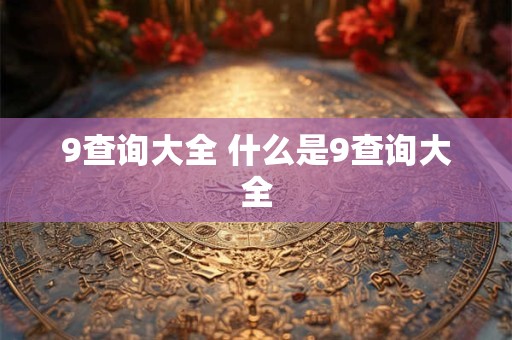 9查询大全 什么是9查询大全