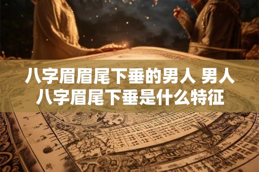 八字眉眉尾下垂的男人 男人八字眉尾下垂是什么特征