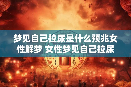 梦见自己拉尿是什么预兆女性解梦 女性梦见自己拉尿有何预示