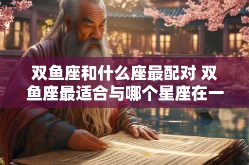 双鱼座和什么座最配对 双鱼座最适合与哪个星座在一起