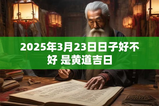 2026年3月23日日子好不好 是黄道吉日