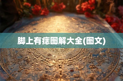 脚上有痣图解大全(图文)