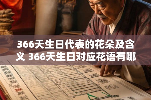 366天生日代表的花朵及含义 366天生日对应花语有哪些