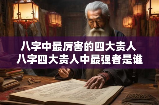 八字中最厉害的四大贵人 八字四大贵人中最强者是谁