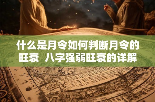 什么是月令如何判断月令的旺衰  八字强弱旺衰的详解