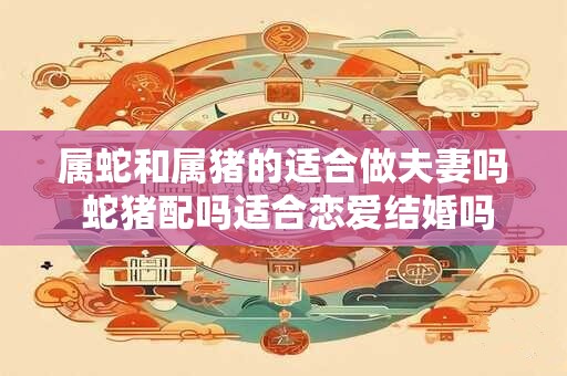 属蛇和属猪的适合做夫妻吗 蛇猪配吗适合恋爱结婚吗