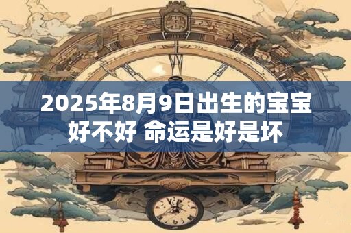 2025年8月9日出生的宝宝好不好 命运是好是坏 2025年8月9日出生的宝宝好不好 命运是好是坏