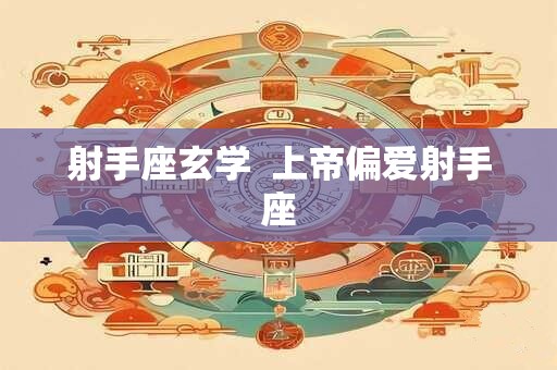 射手座玄学  上帝偏爱射手座