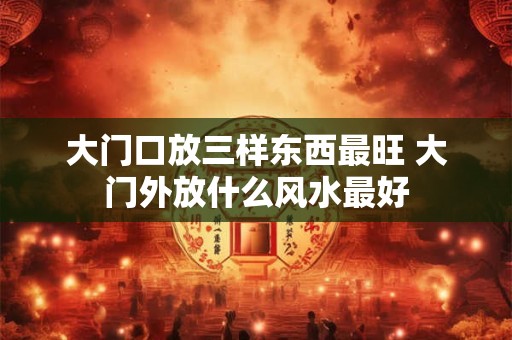 大门口放三样东西最旺 大门外放什么风水最好