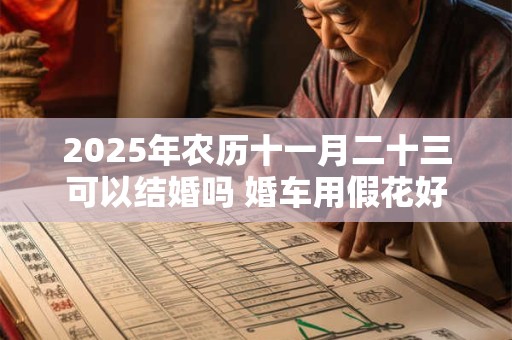 2025年农历十一月二十三可以结婚吗 婚车用假花好不好
