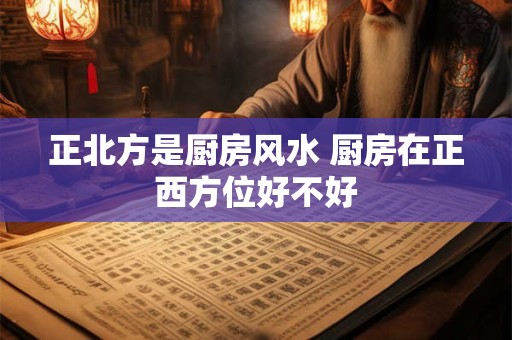 正北方是厨房风水 厨房在正西方位好不好