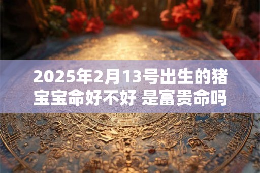 2025年2月13号出生的猪宝宝命好不好 是富贵命吗