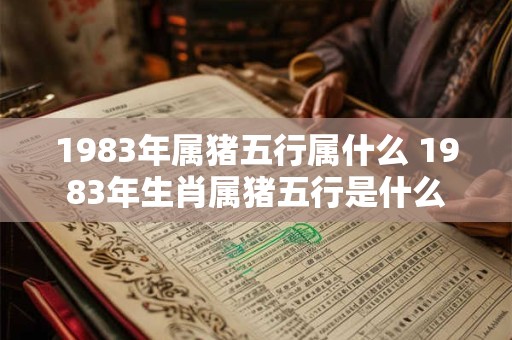 1983年属猪五行属什么 1983年生肖属猪五行是什么