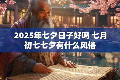 2025年七夕日子好吗 七月初七七夕有什么风俗