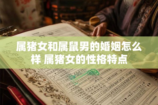 属猪女和属鼠男的婚姻怎么样 属猪女的性格特点