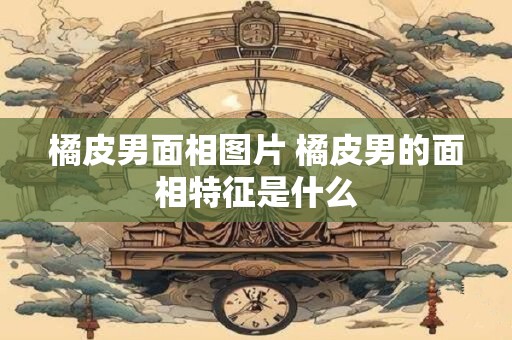 橘皮男面相图片 橘皮男的面相特征是什么