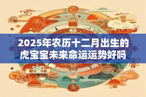 2025年农历十二月出生的虎宝宝未来命运运势好吗