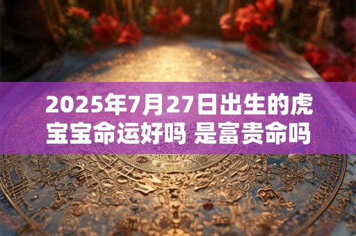 2025年7月27日出生的虎宝宝命运好吗 是富贵命吗