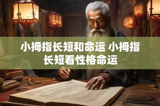 小拇指长短和命运 小拇指长短看性格命运