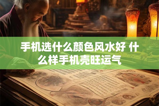 手机选什么颜色风水好 什么样手机壳旺运气 手机选什么颜色风水好 什么样手机壳旺运气