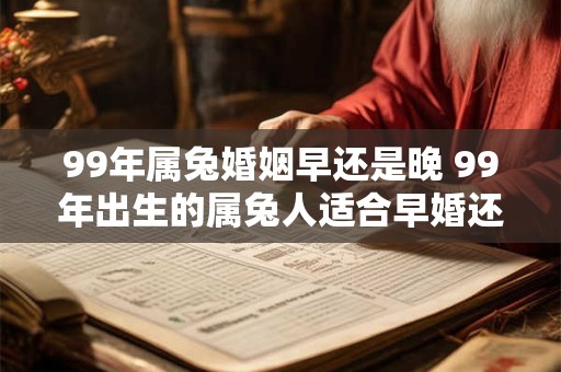 99年属兔婚姻早还是晚 99年出生的属兔人适合早婚还是晚婚