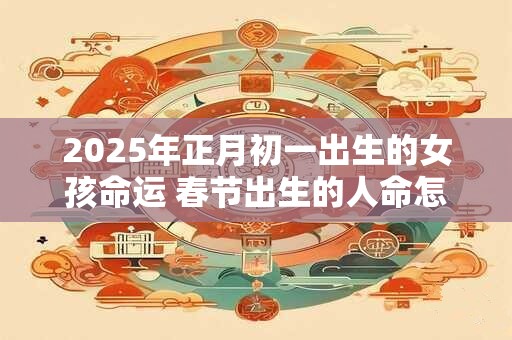 2025年正月初一出生的女孩命运 春节出生的人命怎么样