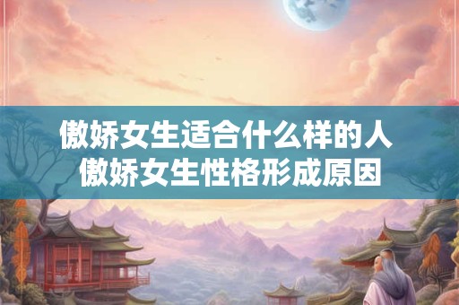 傲娇女生适合什么样的人 傲娇女生性格形成原因