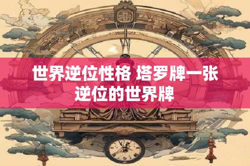 世界逆位性格 塔罗牌一张逆位的世界牌