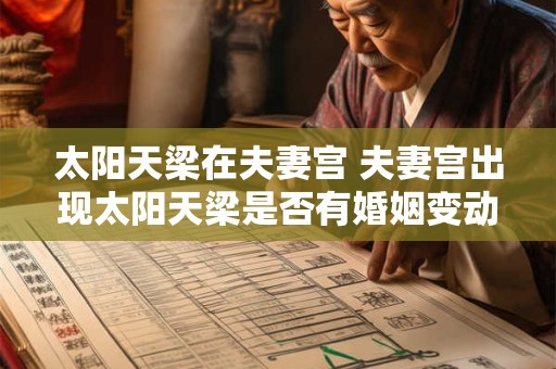 太阳天梁在夫妻宫 夫妻宫出现太阳天梁是否有婚姻变动