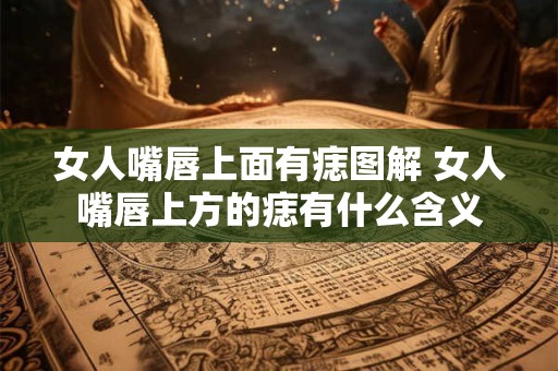 女人嘴唇上面有痣图解 女人嘴唇上方的痣有什么含义