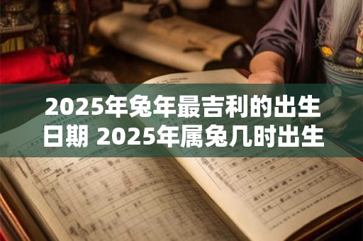 2025年兔年最吉利的出生日期 2025年属兔几时出生好